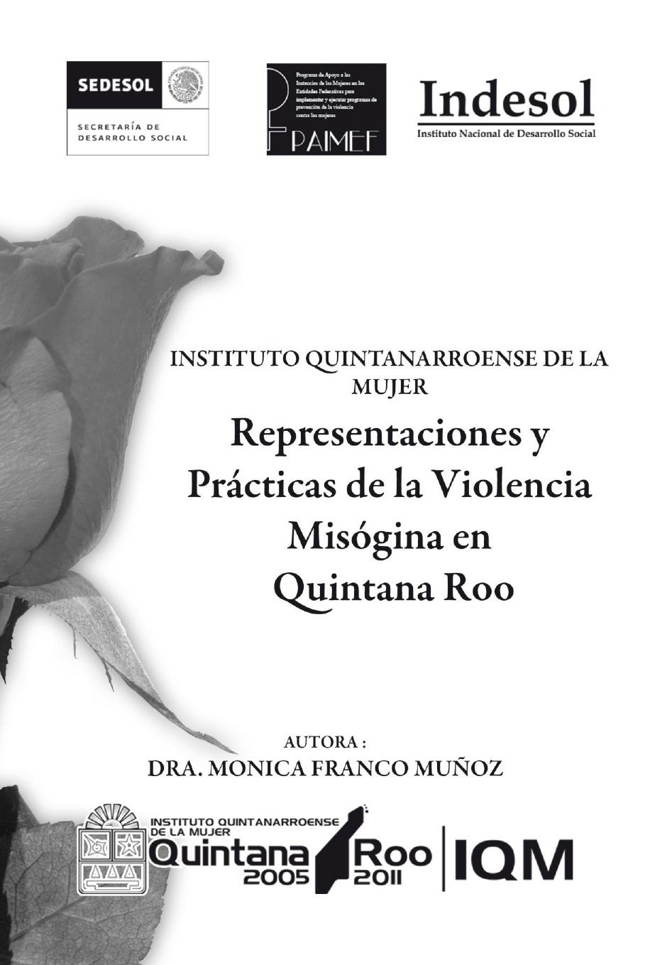 14RepresentacionesPracticasViolenciaMisoginaQRoo