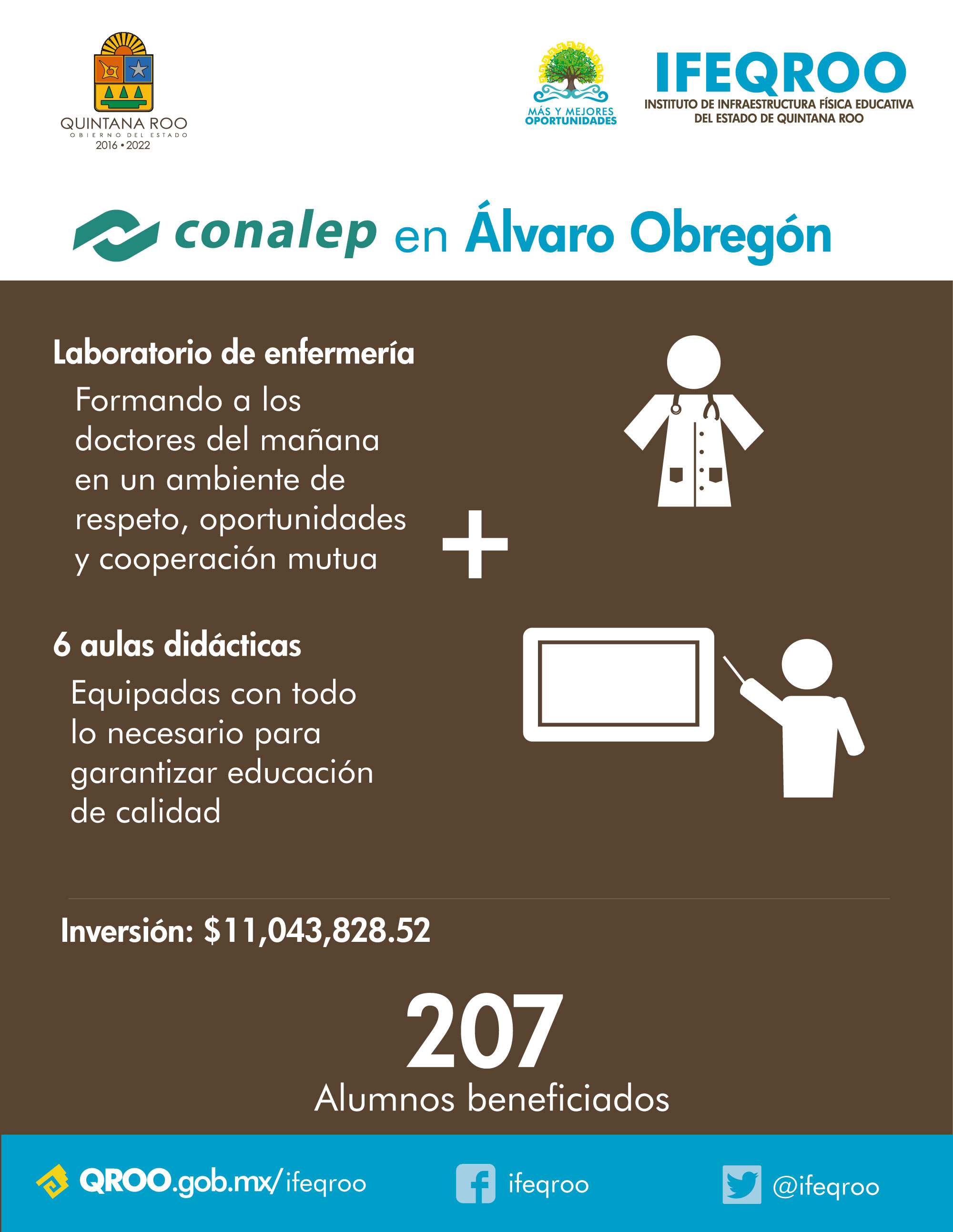 Nuevo Conalep, en la localidad de Álvaro Obregón