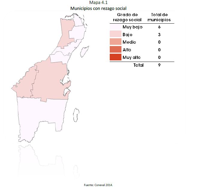 Municipios con rezago social
