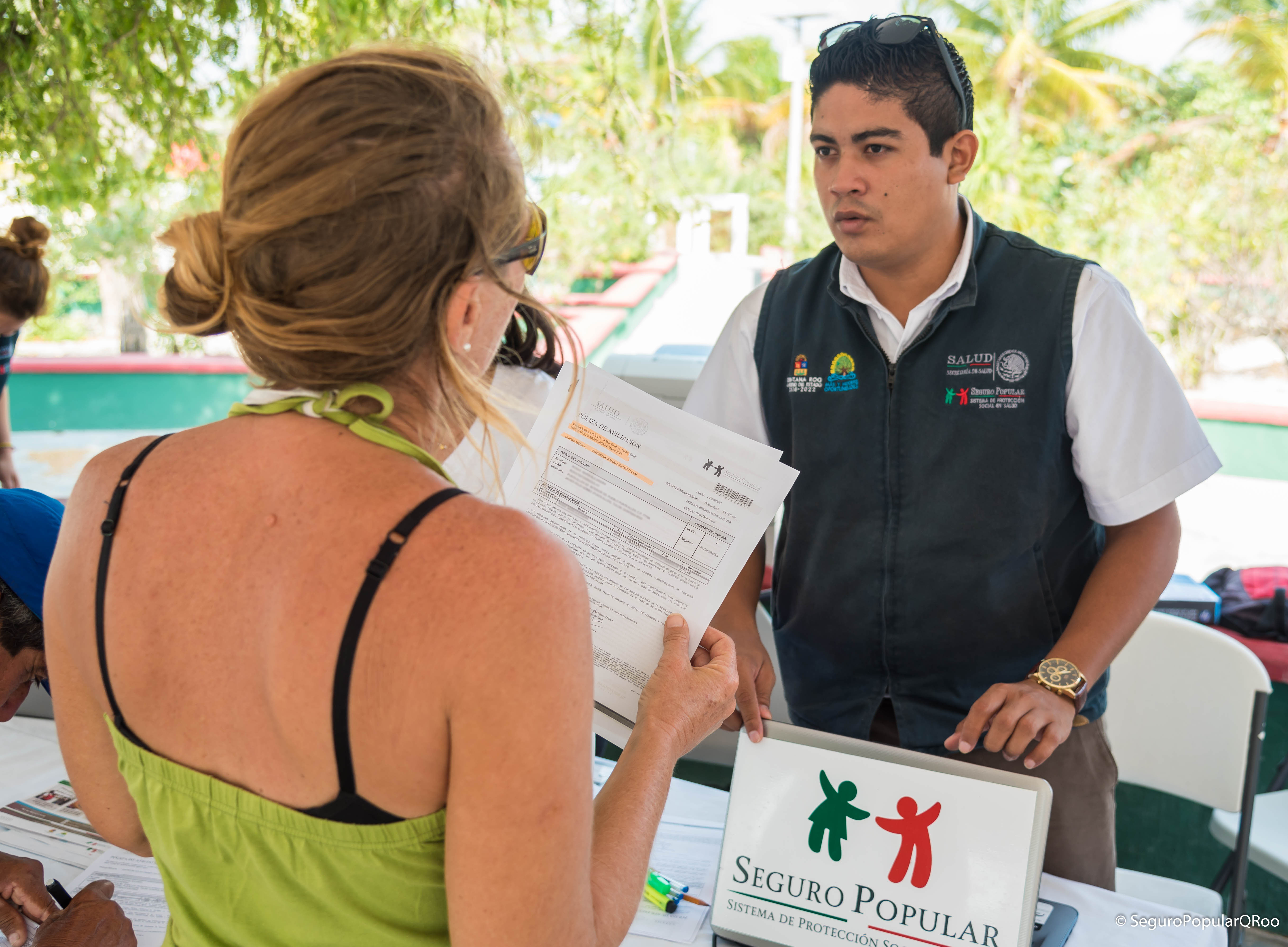 Seguro Popular realiza jornada de afiliación y acciones de salud en Punta Allen