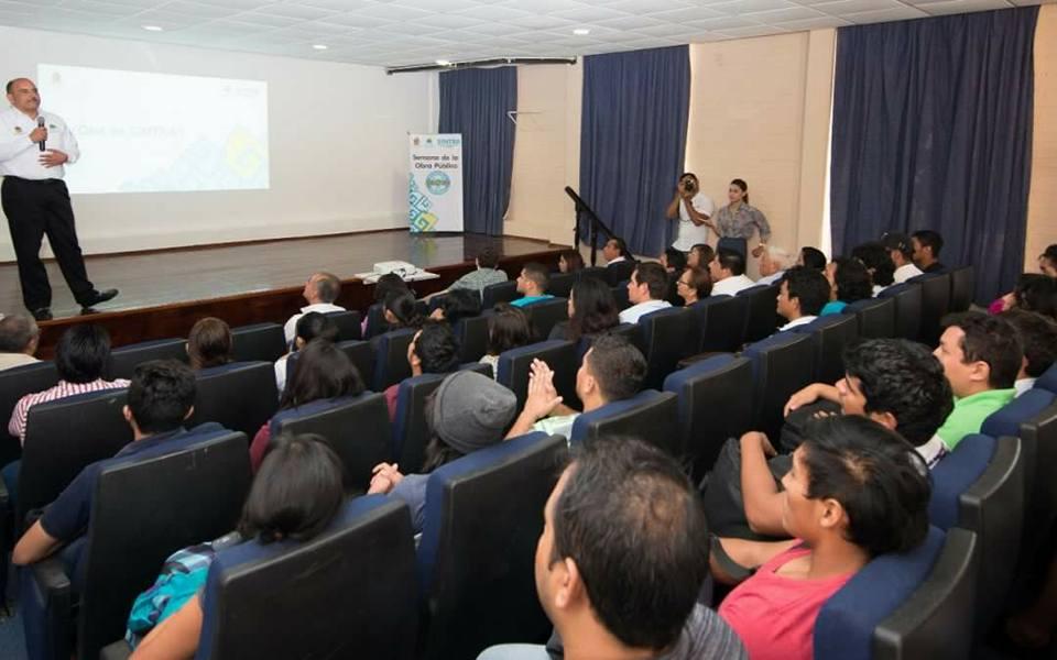 Para brindar más y mejores oportunidades a los jóvenes Sintra presenta la perspectiva de la obra pública en Quintana Roo