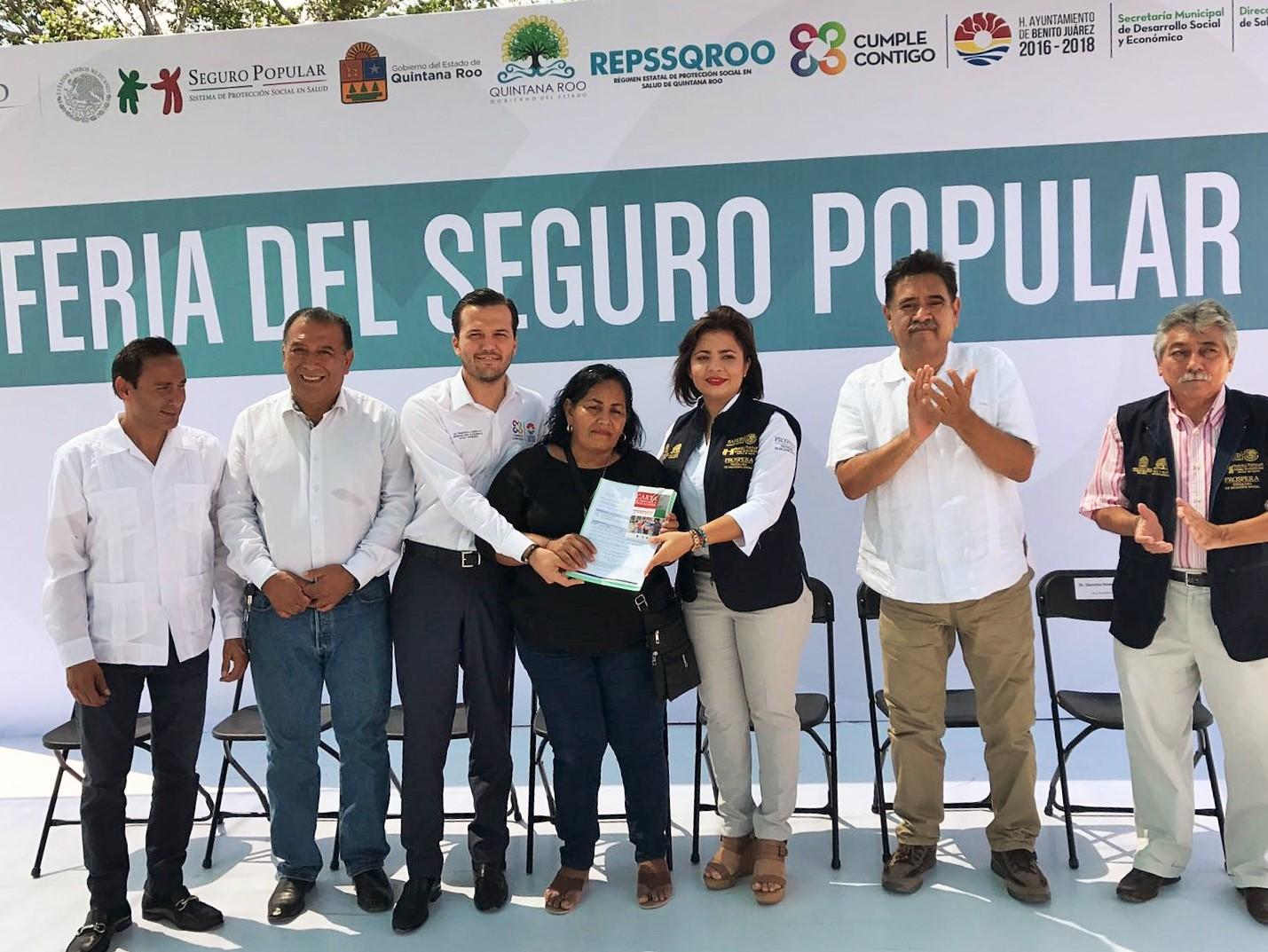 Segunda feria “Seguro Popular, más cerca de ti”, en Cancún