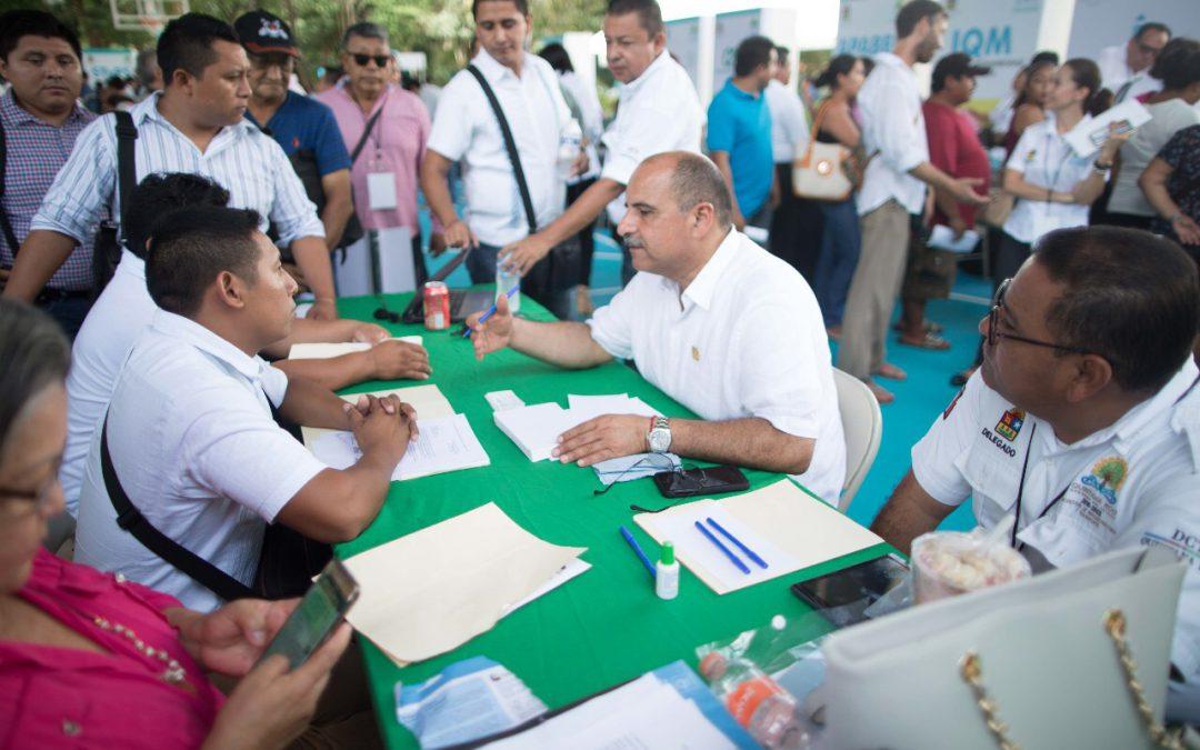 La Sintra escuchó necesidades de infraestructura y transporte durante la audiencia “Platícale al Gobernador” en Tulum