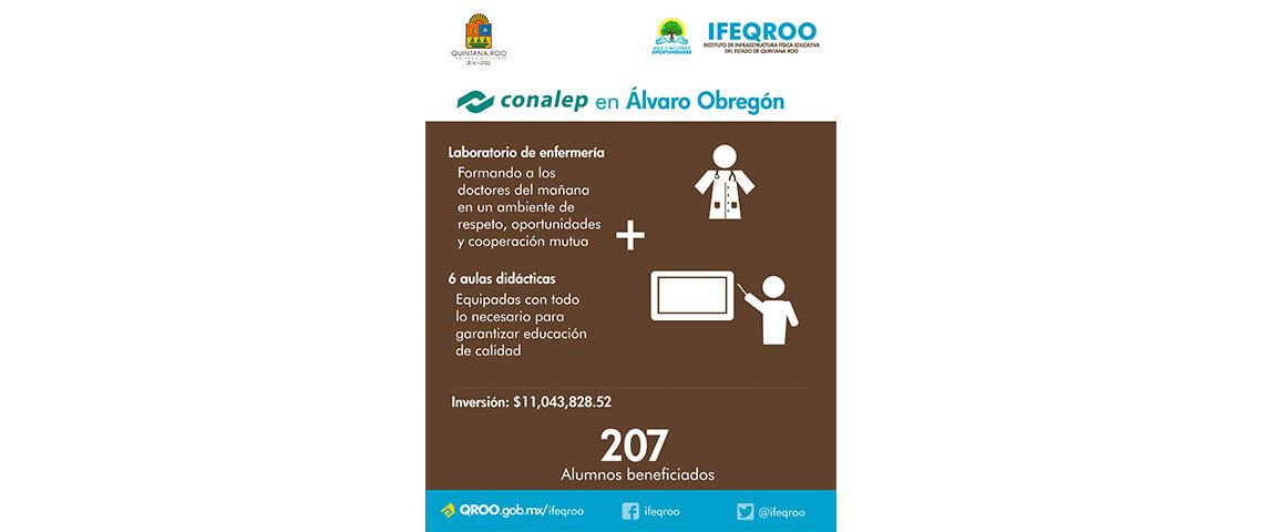 Nuevo Conalep, en la localidad de Álvaro Obregón