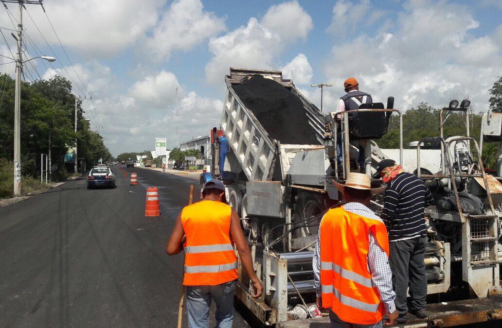 Avanza la rehabilitación de calles en Tulum acorde a instrucción del Gobernador Carlos Joaquín