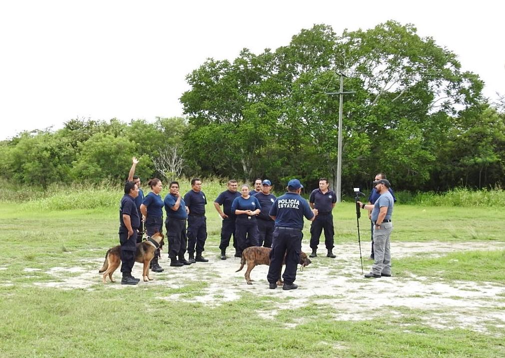 ESPECIALIZACIÓN AL AGRUPAMIENTO CANINO DE LA POLICÍA ESTATAL PREVENTIVA