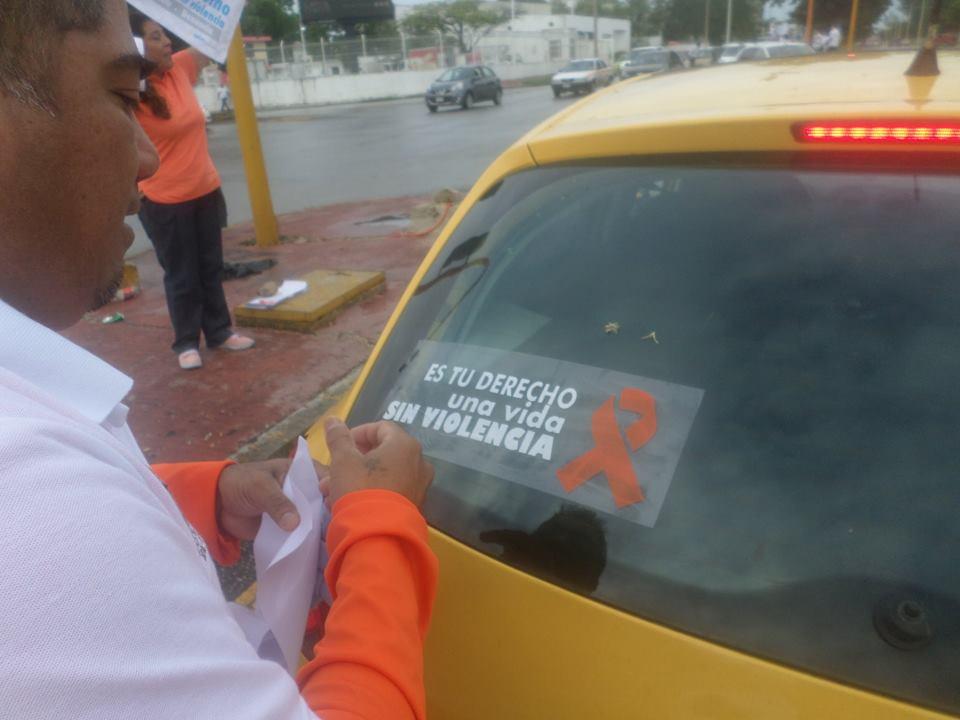 Trabajadores de la Sintra se suman a la campaña de la jornada de la mujer