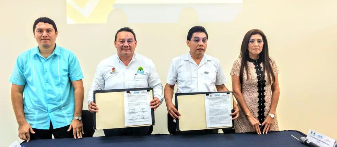 Firma Convenio de Colaboración Icatqr con la Uimqroo, para impulsar el desarrollo académico y profesional en la zona Maya