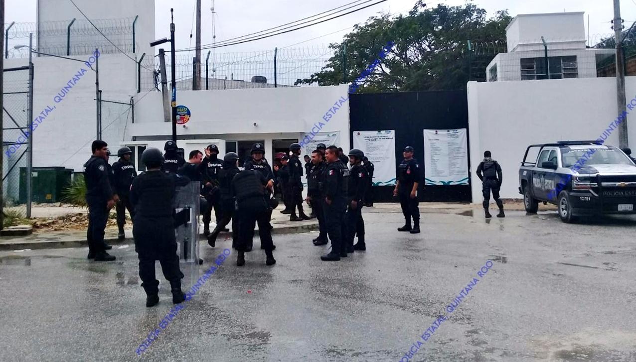 CONTROLA POLICÍA ESTATAL, RIÑA EN CERESO DE BENITO JUÁREZ