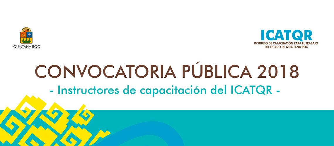 CONVOCATORIA PÚBLICA 2018