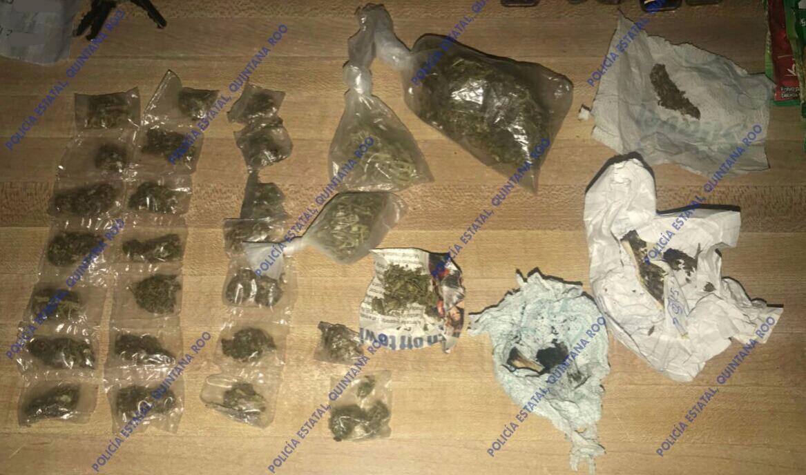 ASEGURA POLICÍA ESTATAL, PRESUNTA DROGA EN CERESO DE CANCÚN