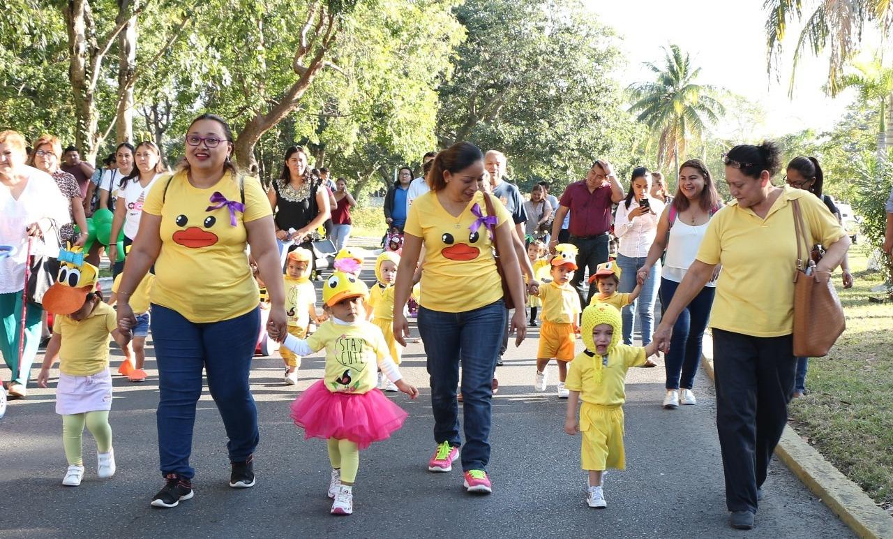 Con colorido festival niñas y niños del CENDI 2 dan la bienvenida a la primavera