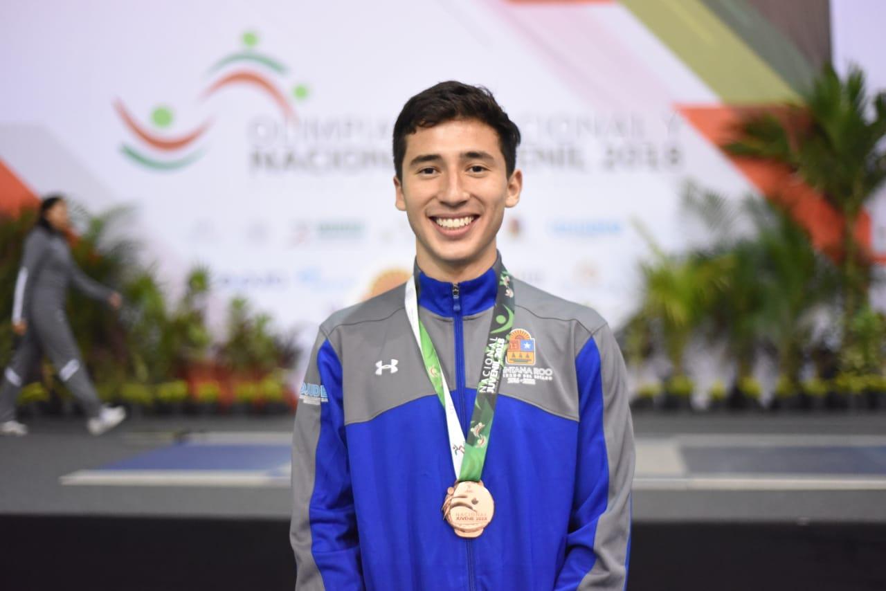 Quintana Roo inicia con plata y bronce en la Olimpiada Nacional de Esgrima