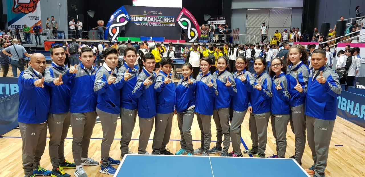 Quintana Roo de oro, el equipo de Tenis de Mesa se proclama campeón nacional