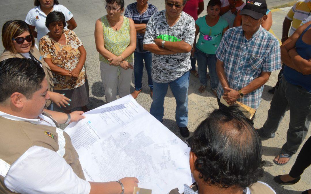 La SINTRA atiende las calles de la colonia 5 de Abril en Chetumal