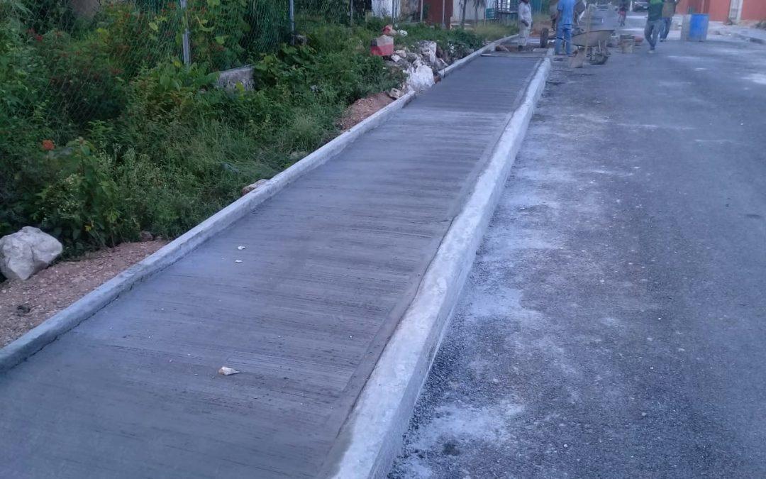 La SINTRA beneficia a más de 580 habitantes con el mejoramiento de infraestructura urbana en la comunidad de San Silverio