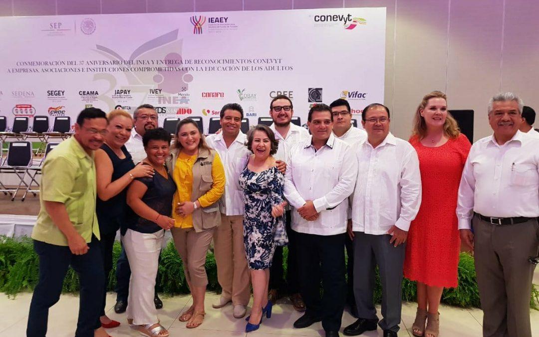 El IEEA Participa en la Conmemoración del 37 Aniversario del INEA