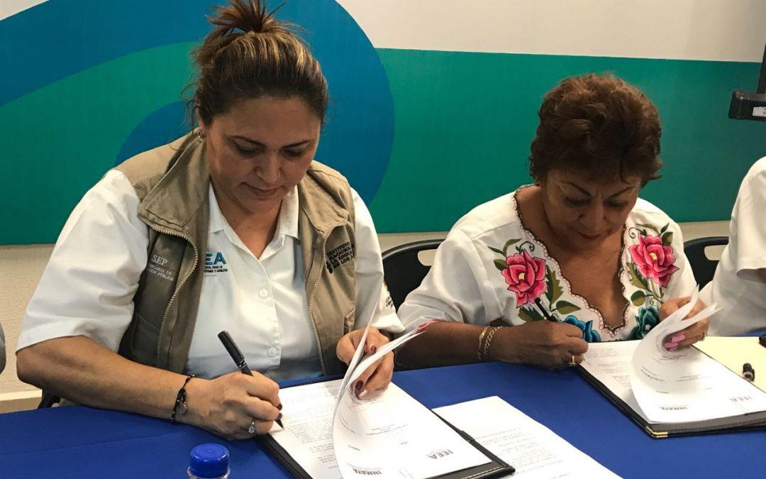 El IEEA y el INMAYA Firman Convenio de Colaboración para Beneficiar a la Comunidad Maya-Hablante