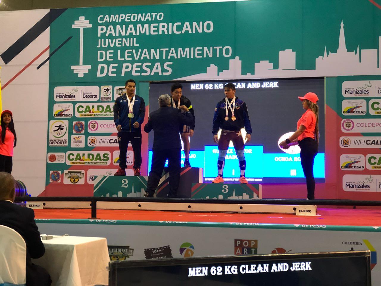Subcampeón Panamericano de Levantamiento de Pesas