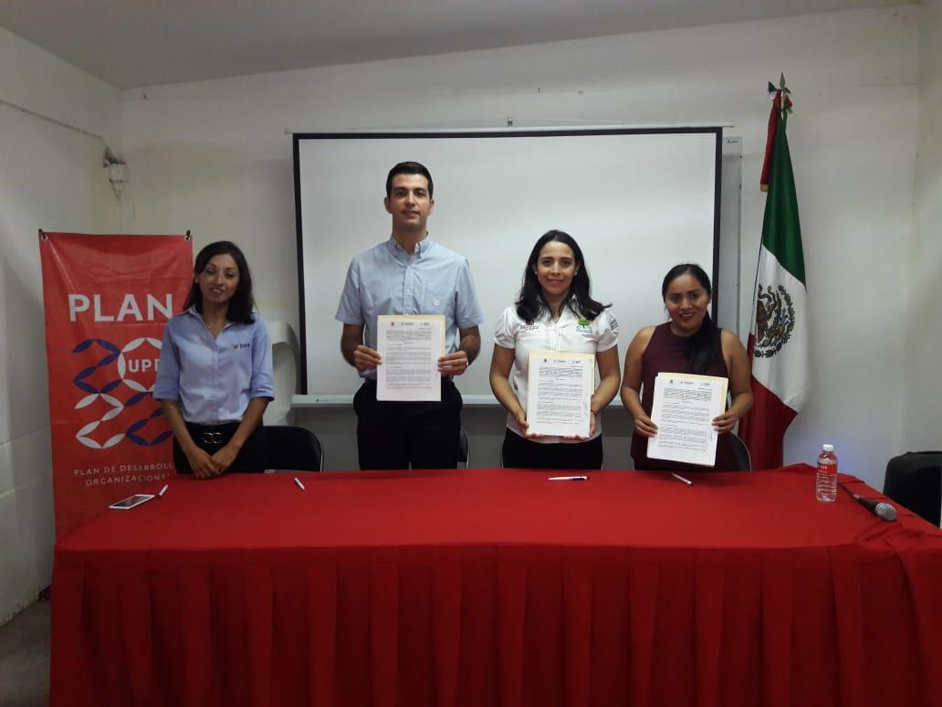 Firma del Convenio de Colaboración entre la CEAVEQROO y la UPP