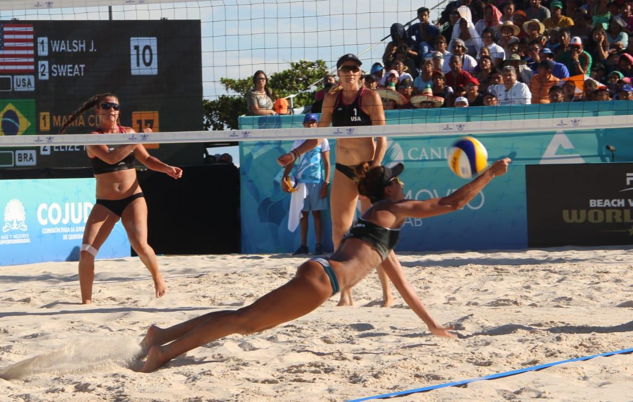 Se definen las semifinales de voleibol de playa