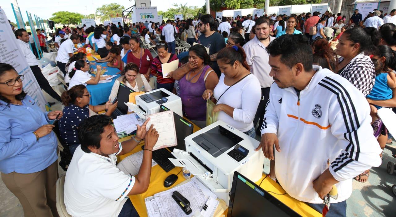 Llegan más de 70 servicios a Alfredo V. Bonfil con la “Caravana juntos: Por más y mejores oportunidades”