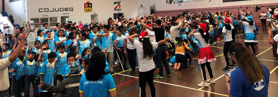 Realiza la COJUDEQ activación física navideña del programa Tan Capaz Como Tú