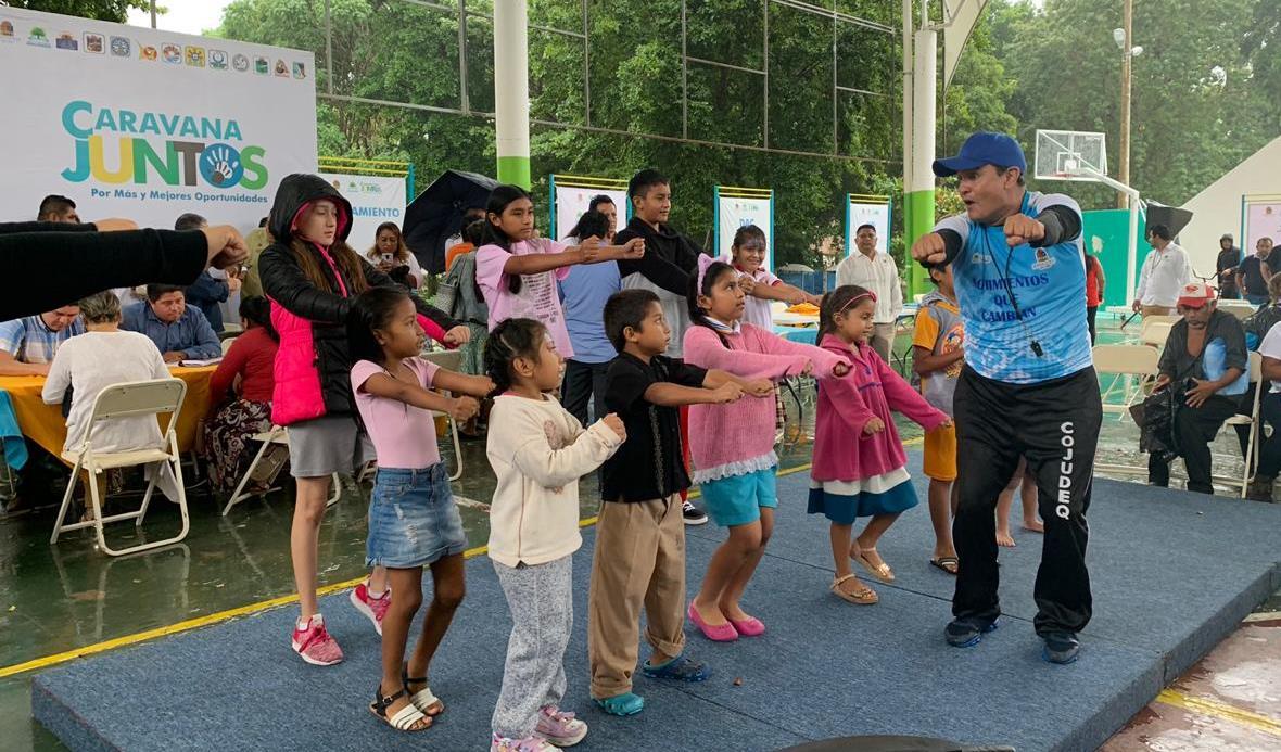 La COJUDEQ presente en la Caravana Juntos en Puerto Morelos