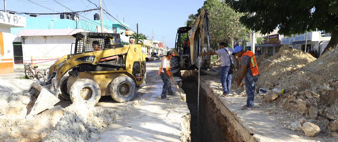 CAPA rehabilita colectores de aguas residuales de la avenida Javier Rojo Gómez