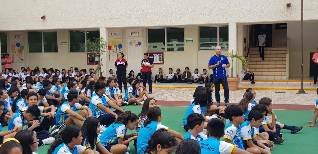 Promueve la COJUDEQ la activación física escolar