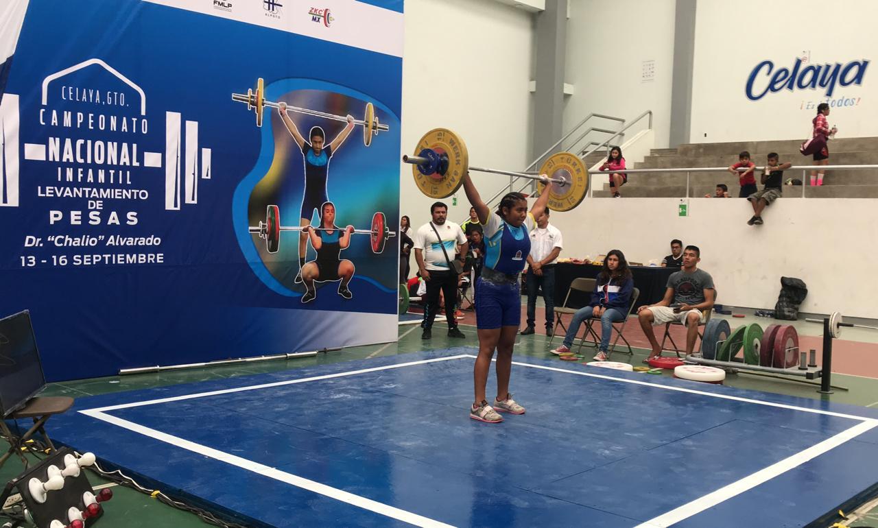 Alto nivel de competencia demostraron pesistas de Q.Roo en Nacional infantil