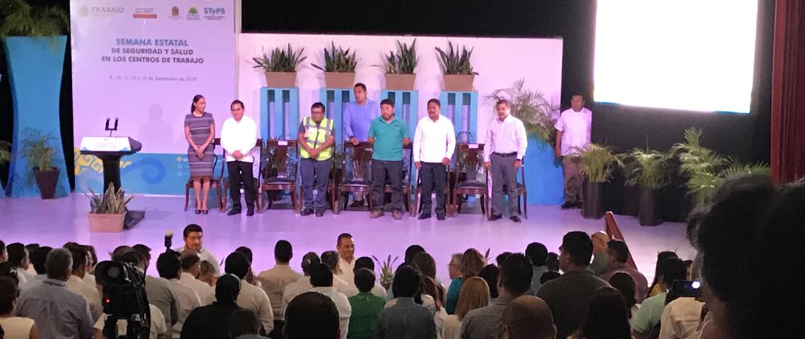 El Gobernador Carlos Joaquín inaugura la Semana Estatal de Seguridad y Salud para contar con trabajadoras, trabajadores y centros laborales sanos y seguros 