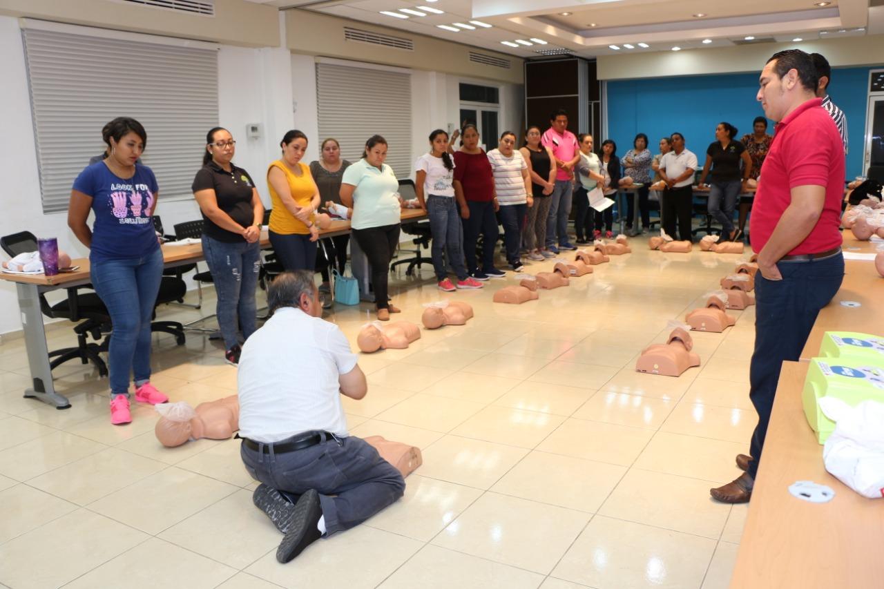 Capacita DIF Quintana Roo al personal sobre “AutoProtección y Primeros Respondientes en Primeros Auxilios”