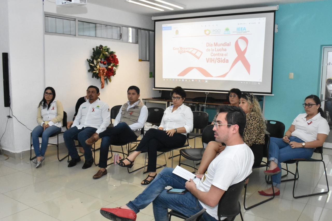 IEEA Quintana Roo en el marco de la conmemoración del  Día Mundial de la Lucha contra el SIDA