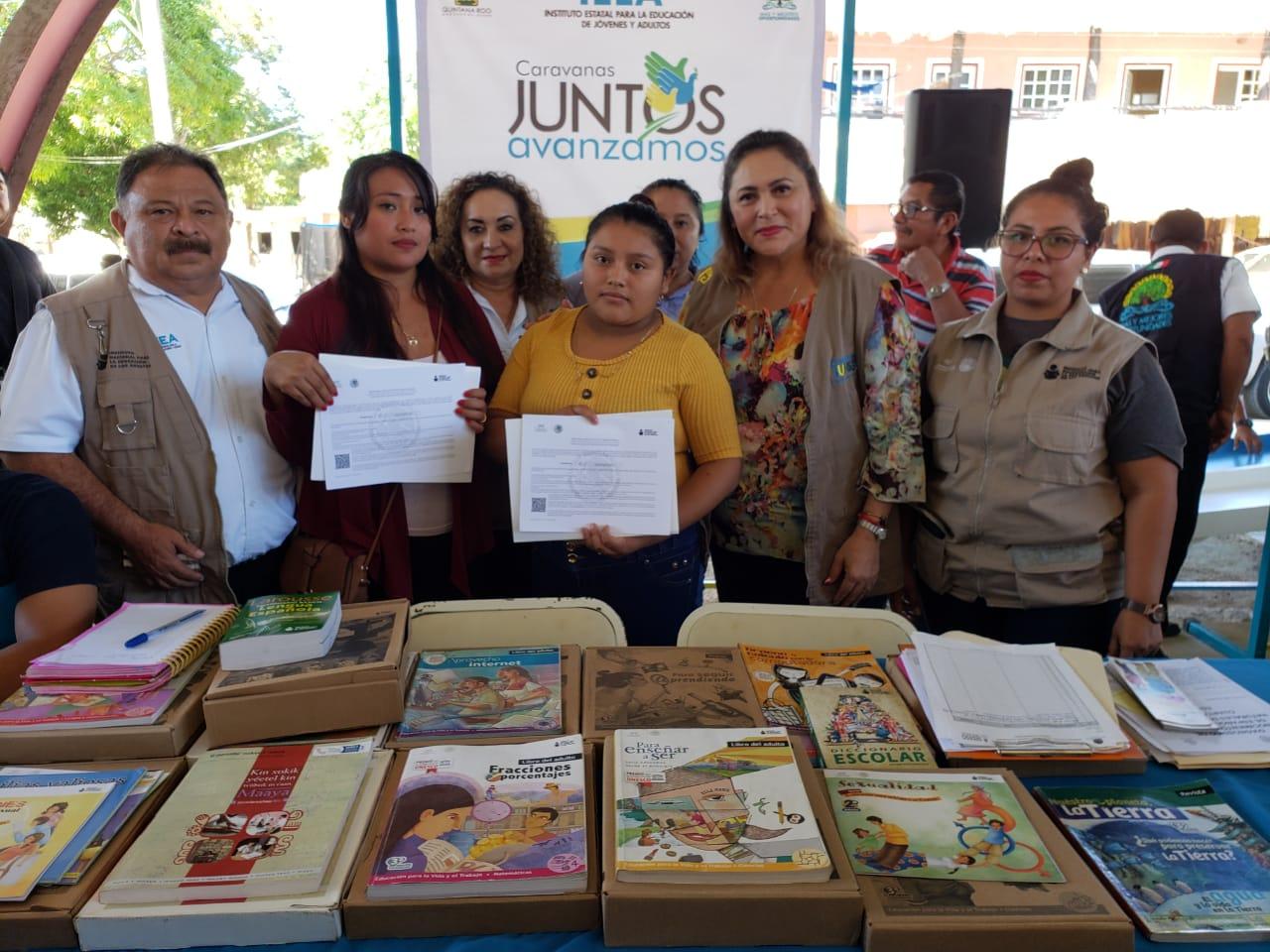 IEEA Quintana Roo en caravana "Juntos Avanzamos"