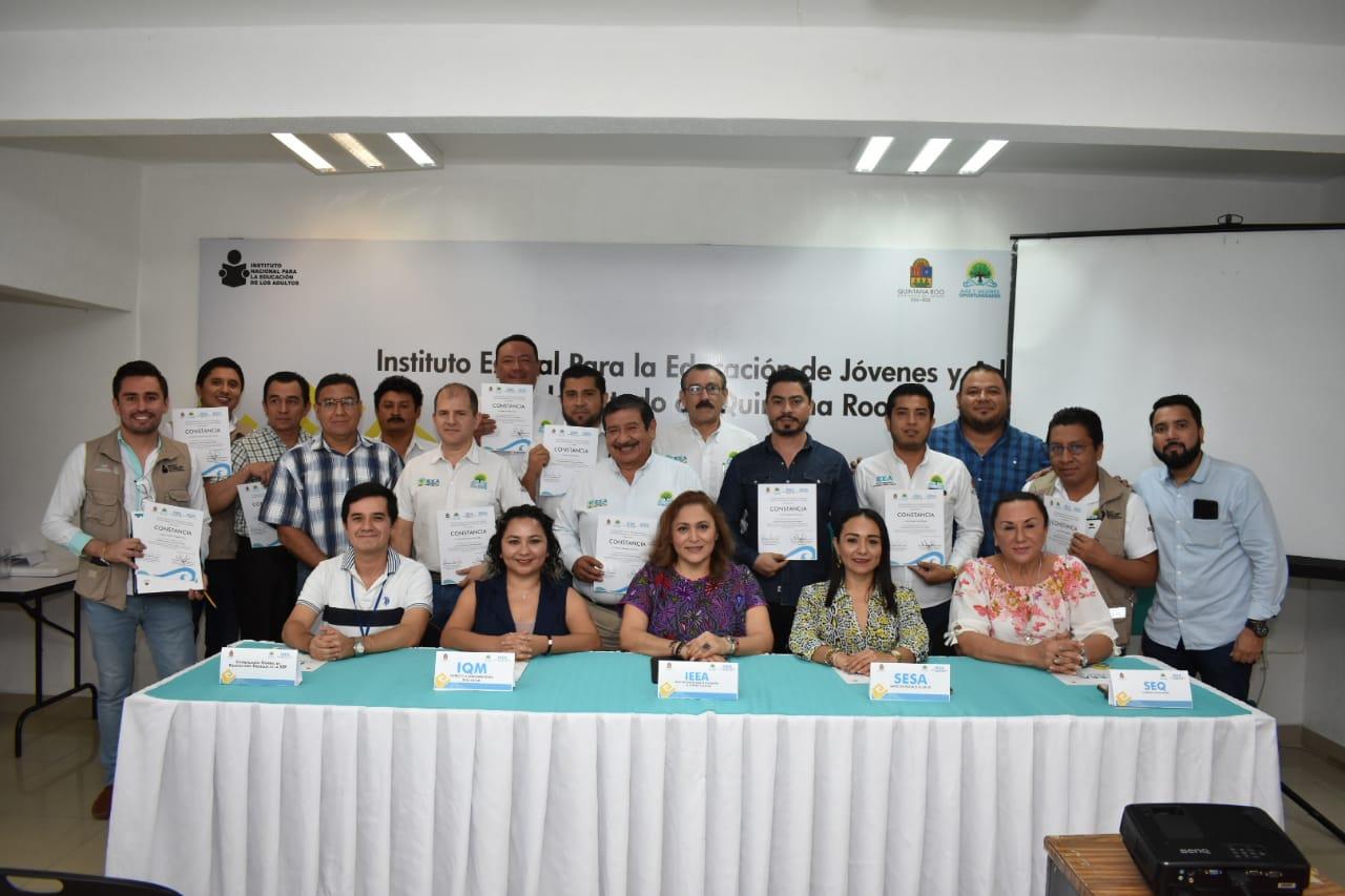 Concluye "Programa de Reeducación para Hombres" impartido a personal masculino del IEEA.