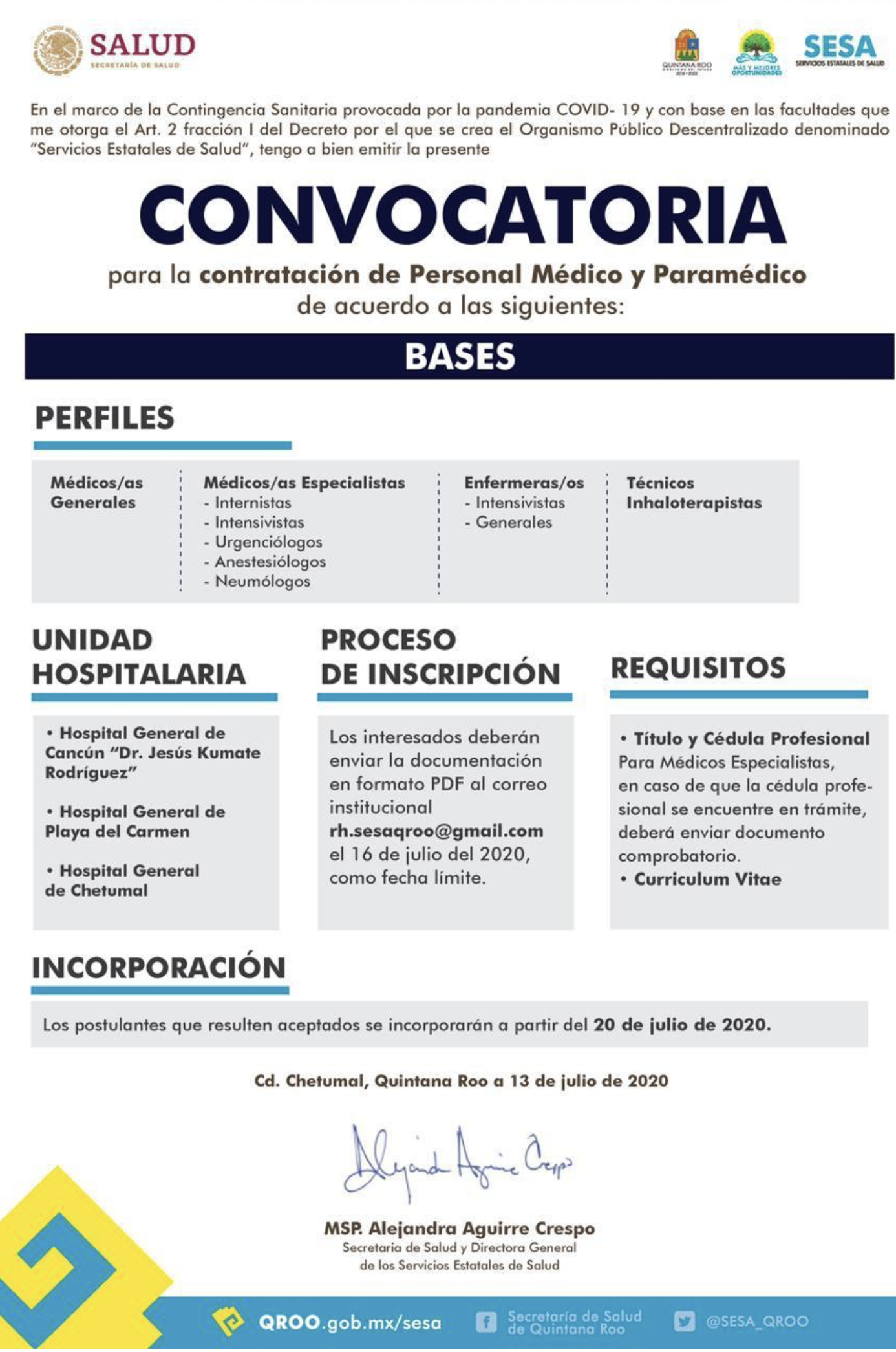 Convocatoria