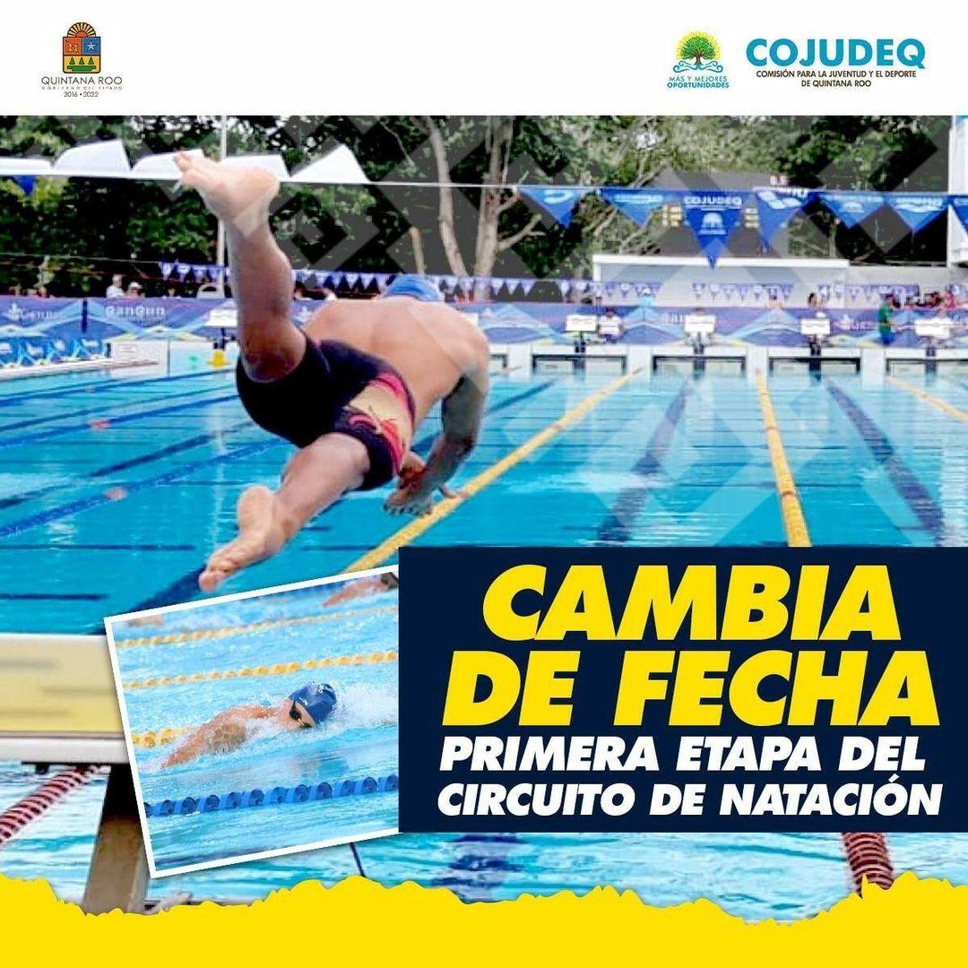 Cambia de fecha la primera etapa del Circuito de Natación