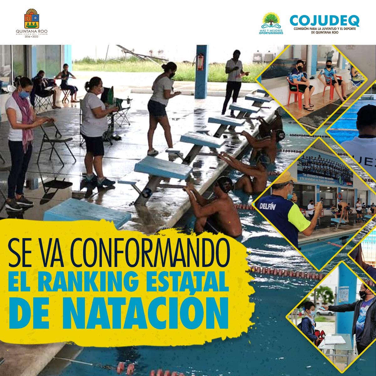 Se va conformando el ranking estatal de la disciplina de Natación