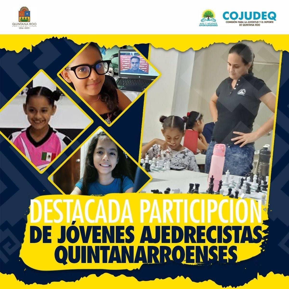 Destacada participción de jóvenes ajedrecistas quintanarroenses
