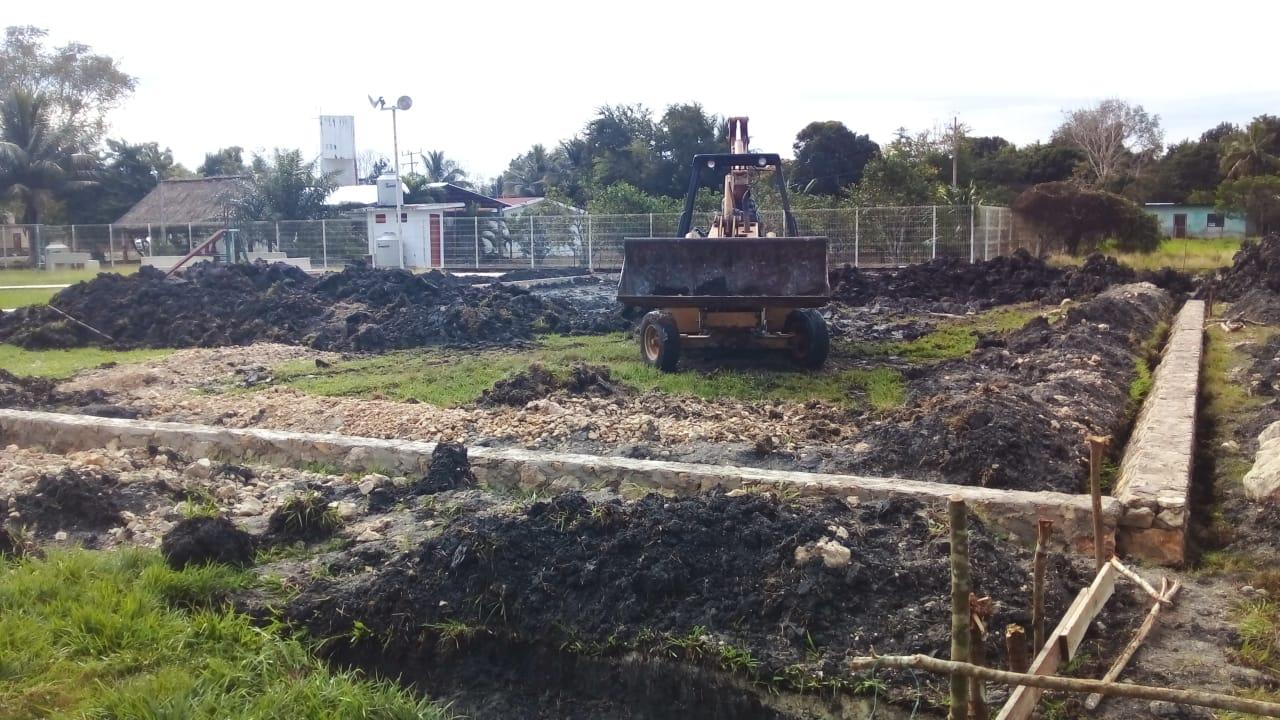 Con cancha y módulo comunitario se impulsa la imagen de la comunidad La Ceiba