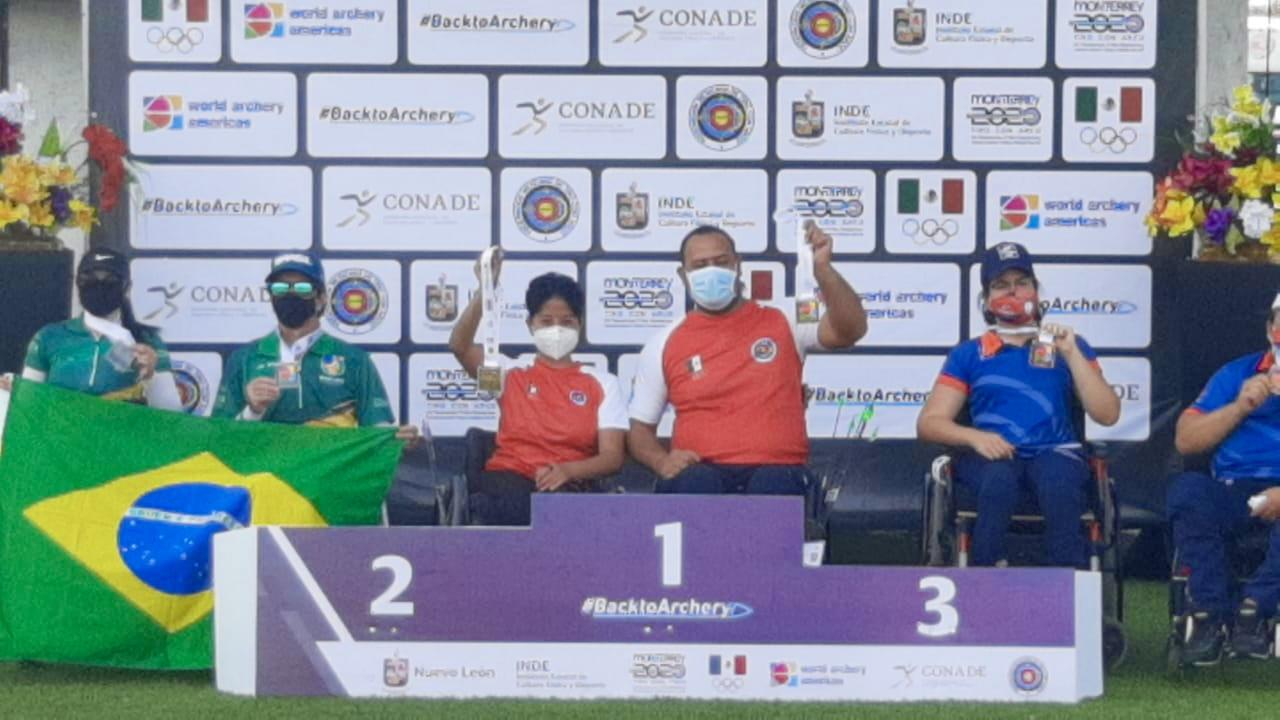 Oro para la dupla quintanarroense en el Parapanamericano de Tiro con Arco