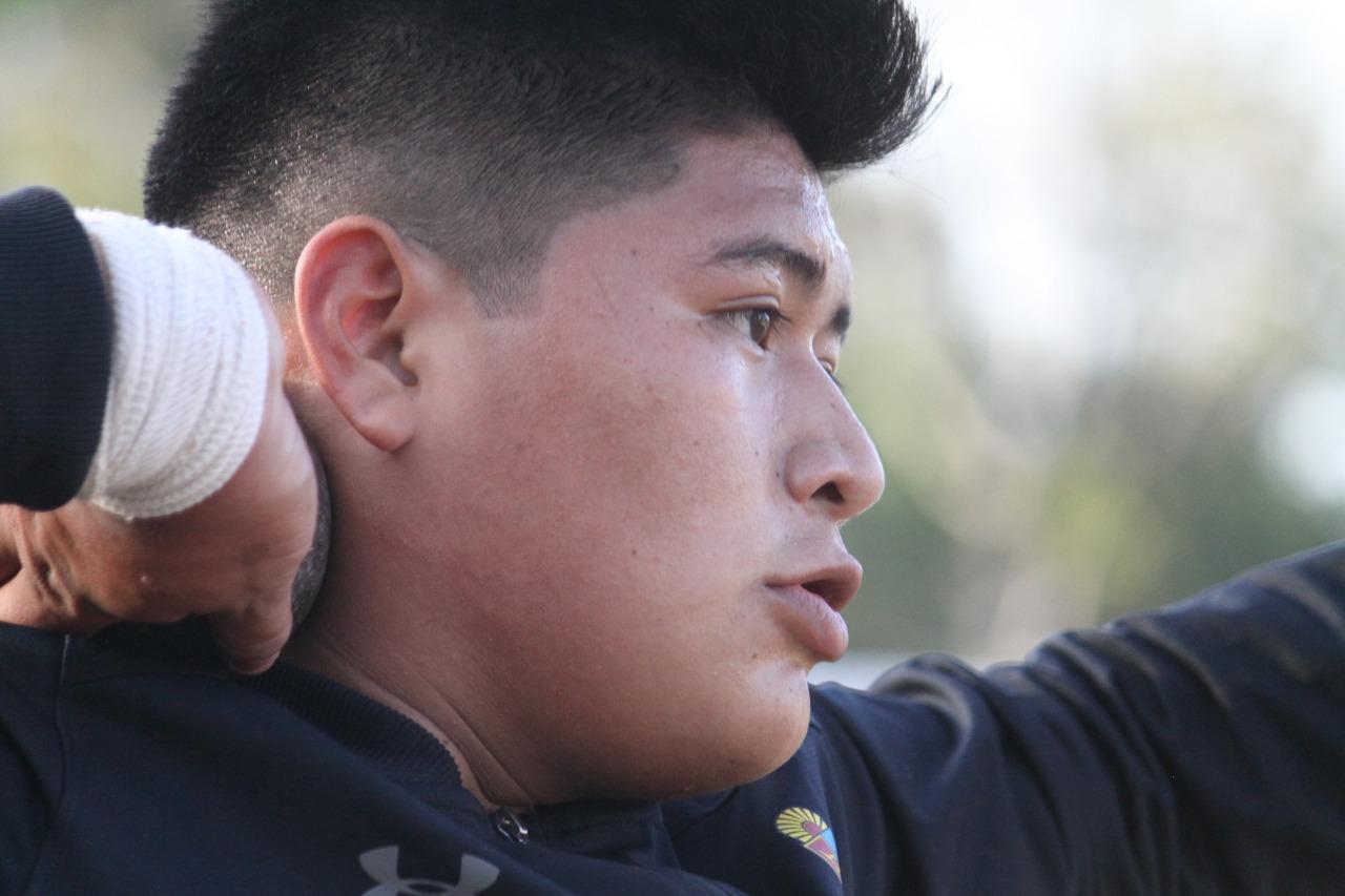 Manuel ‘La Mole’ Chablé, joven promesa de lanzamiento de bala de Quintana Roo