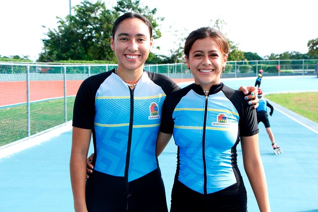 Naymi Gómez y Azul Rodríguez, Seleccionadas Nacionales Juveniles de Patines sobre Ruedas