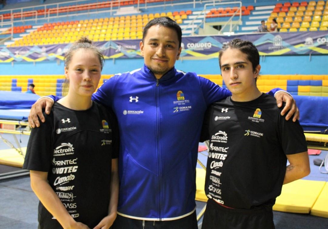 Gimnastas de trampolín se preparan para Juegos Panamericanos Juveniles