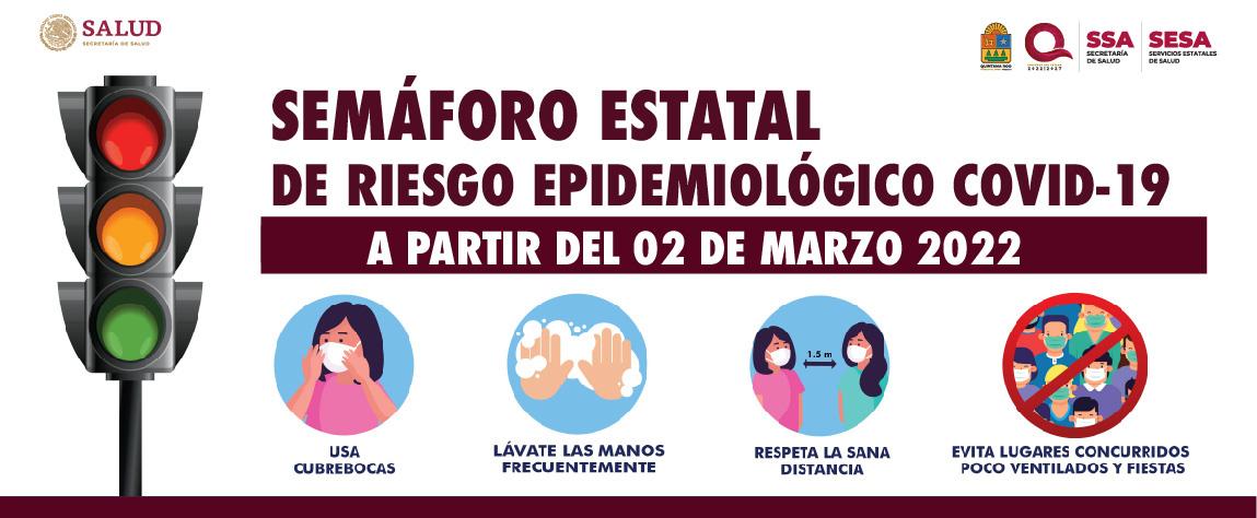 SEMÁFORO ESTATAL DE RIESGO EPIDEMIOLÓGICO