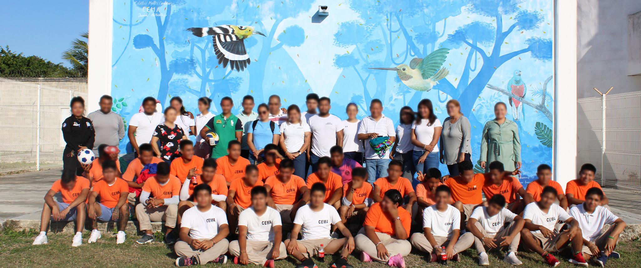convivencia y actividades deportivas en el Centro de Ejecución de Medidas para Adolescentes