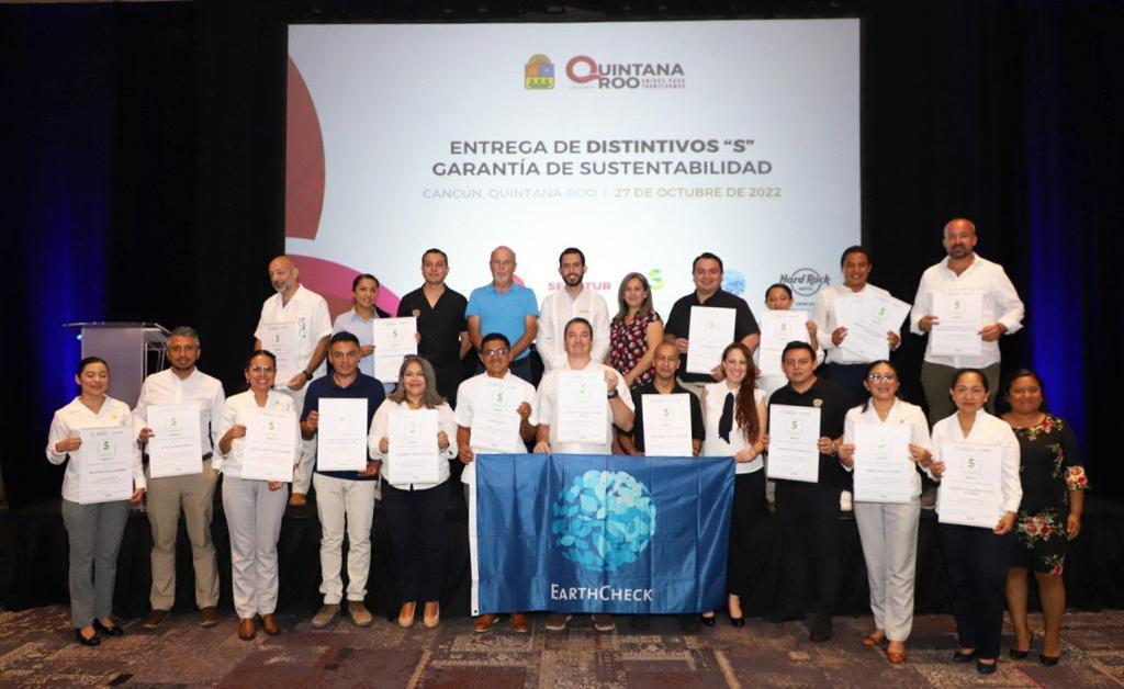 Suman 187 Distintivos “S” otorgados a empresas turísticas de Quintana Roo