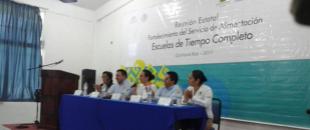 Reunión Estatal para fortalecer servicio de alimentación en Escuelas de Tiempo Completo