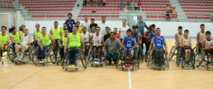 cuadrangular de baloncesto sobre silla de ruedas 